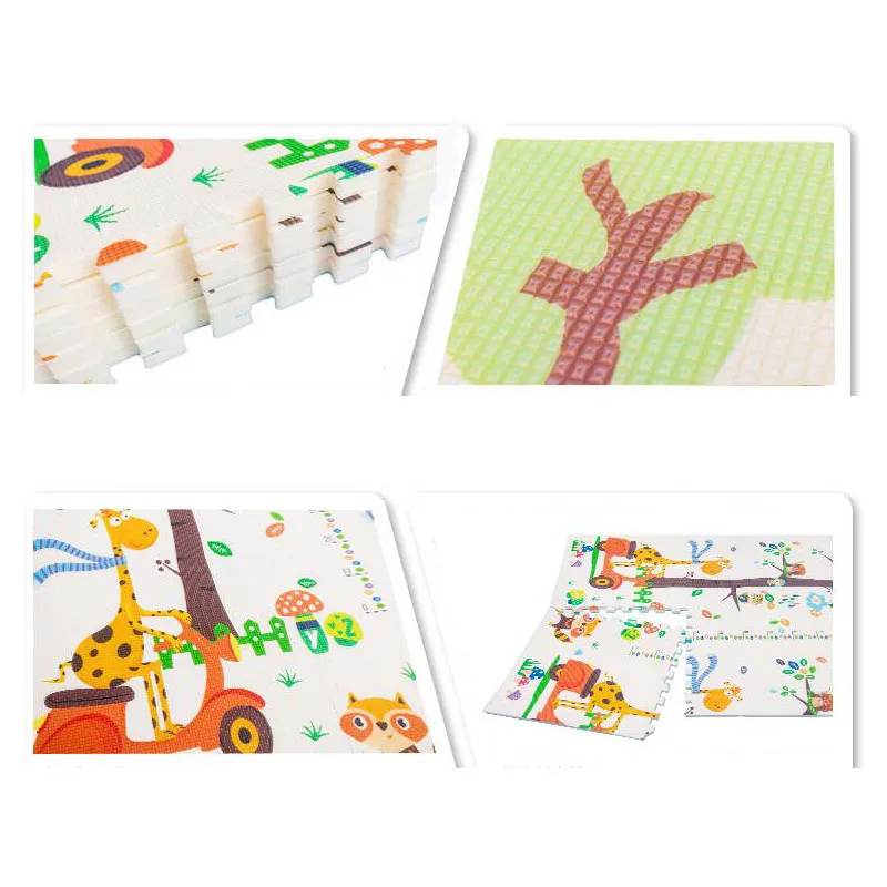 Детский игровой коврик для ползания XPE2CM толстый экологически чистый нетоксичный