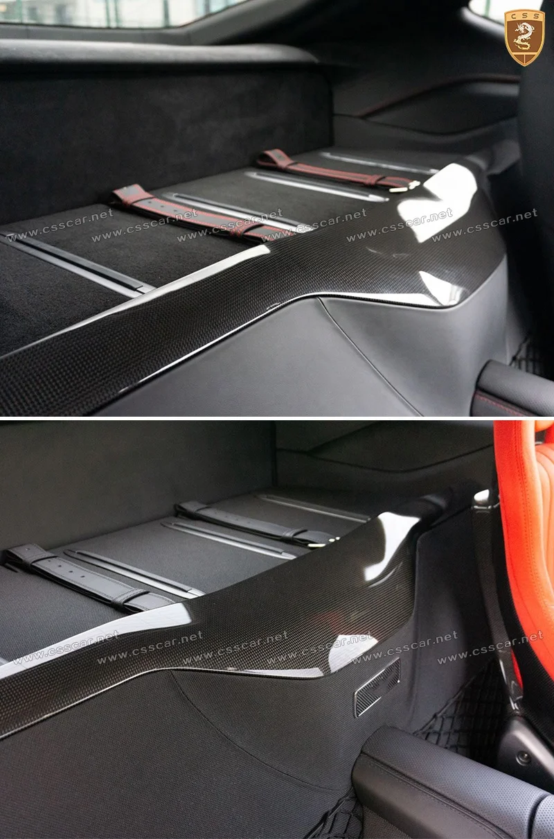 

Decoration Interior Car Accessories Rear Trunk Trim For Ferrari 812 Carbon