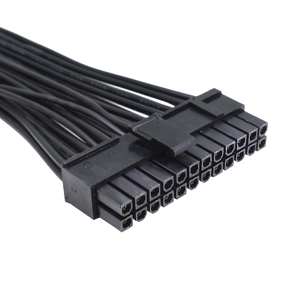 TISHRIC PC Block Synchronizer 24 Pin Power Supply Adapter ATX 20+4 24Pin Dual Psu Extension Cable | Компьютеры и офис