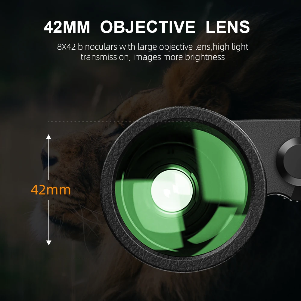APEXEL High Power 8X42 HD Zoom Telescope Binoculars Waterproof Nitrogen Filled With BAK4 Prism Lens For Outdoor Hunting Travel |