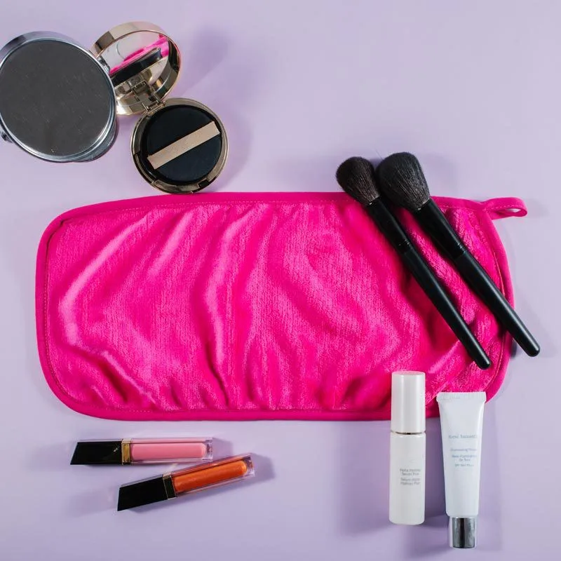 Pink 1 шт. многоразовое очищающее полотенце из микрофибры для лица с салфеткой для снятия макияжа, очищающее полотенце, инструменты для мытья лица - Цвет: Pink