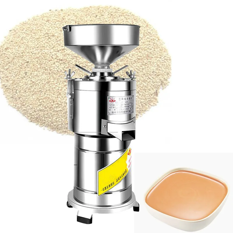 

Commercial Home Peanut Butter Making Machine Sesame Paste Milling Machine Sesame Sauce Grinding Machine 220V