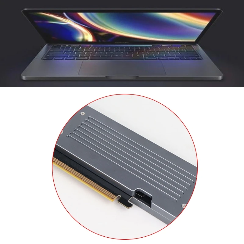 

M.2 to PCIe NVMe SSD Adapter Card 2280 M2 Drive to Desktop PCI Express x4 x8 x16 Slot, Includes Brackets