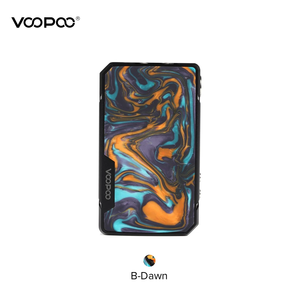 VOOPOO DRAG 2 мод 177 Вт полимерная коробка мод Питание от двойной батареи 18650 Voopoo мод электронная сигарета против Drag Nano X217 - Цвет: B-Dawn