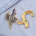 Брошь для косплея Тора, Loki Laufeyson, эмалированная булавка, значок-медаль, аниме, фотореквизит для друзей