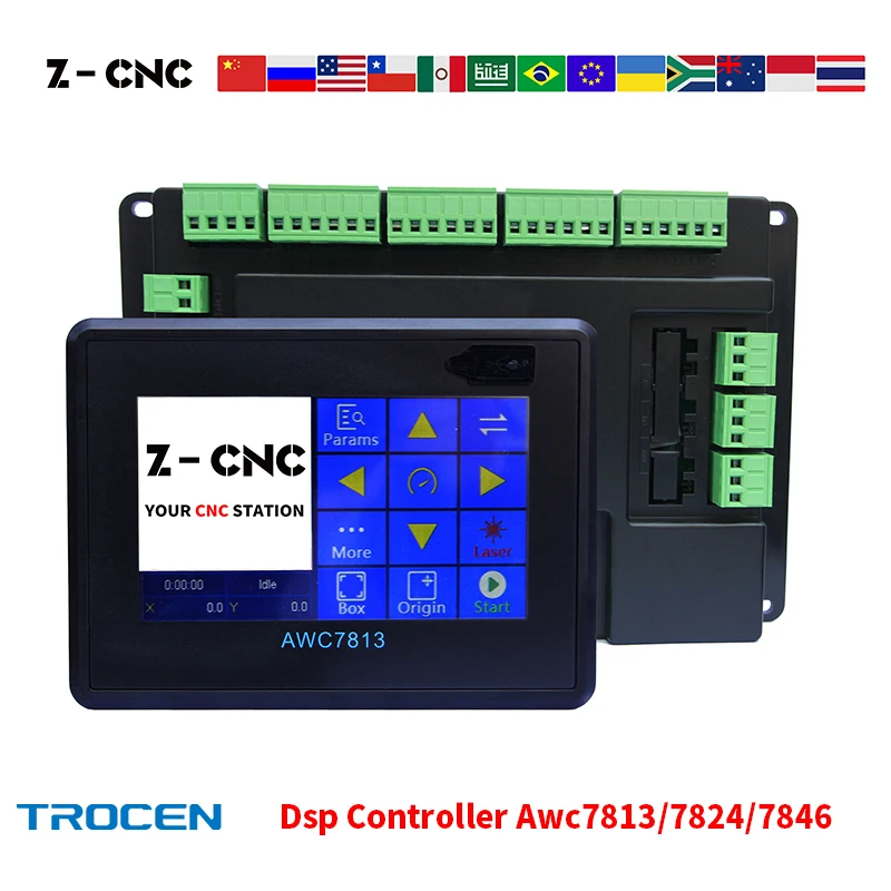Бесплатная доставка из Москвы С 30 ноября Dsp контроллер AWC7813 AWC7824 AWC7846 CO2 лазерный