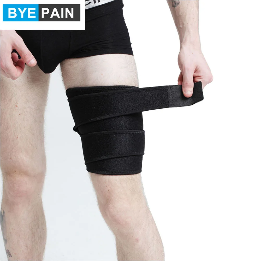 

1 шт. BYEPAIN корсет для бедра, корсет для сжатия, триммер для поддержки вытягивания мышц, растяжки мышц, квадрицепс