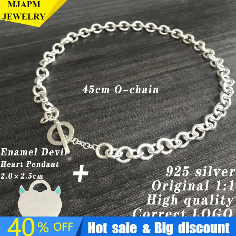 

Женское колье из серебра 100% пробы, в форме сердца