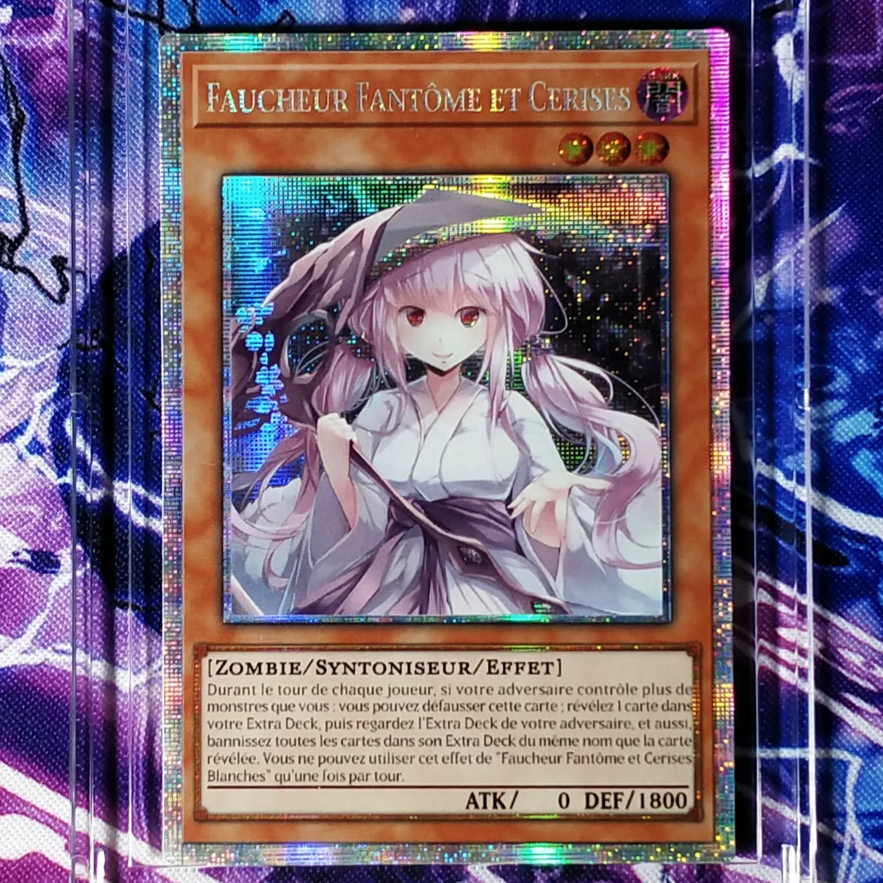 Yu Gi Oh французский призрак жнец зимние вишни DIY Красочные игрушки хобби