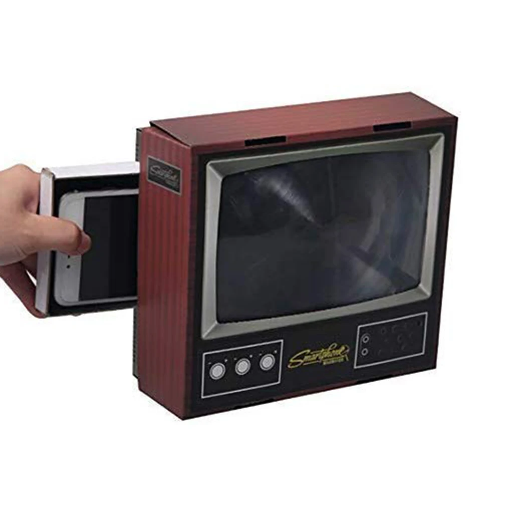 Складная &quotсделай сам&quot форма TV 3D смартфон Экран Лупа держатель мобильного