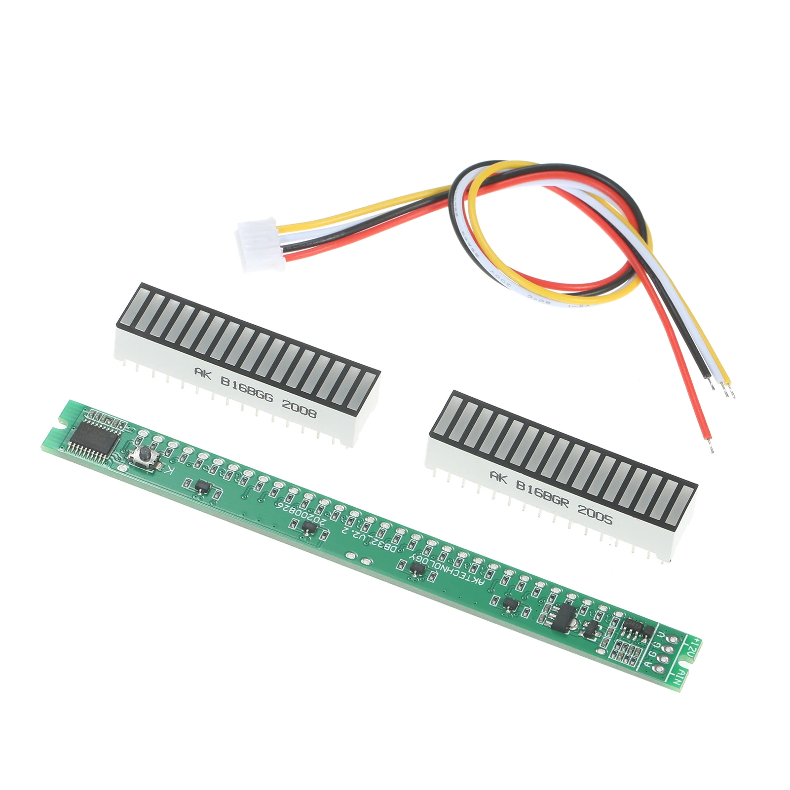 KKmoon 32 Level Indicator VU Meter Audio Stereo Amplifier Adjustable Light Speed Board Module with AGC Mode | Инструменты
