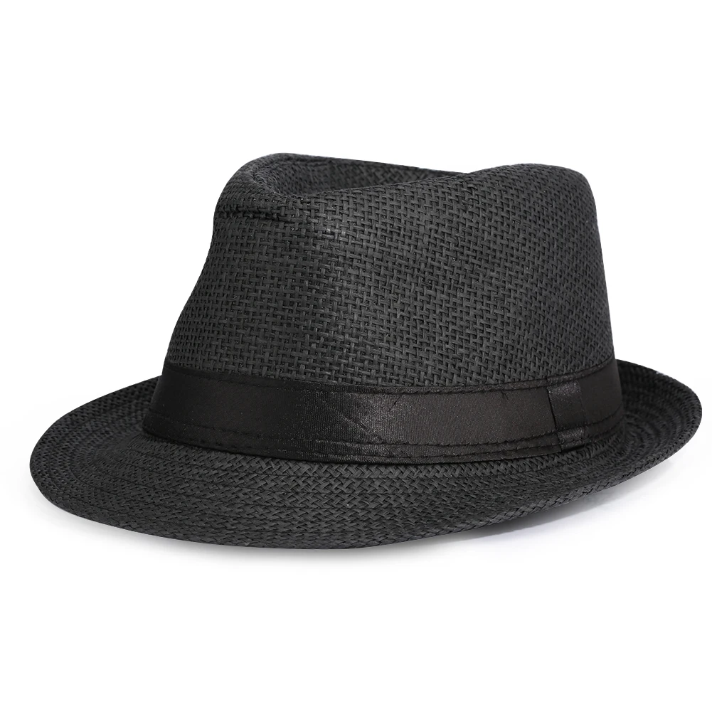 Beach Straw Hat Summer Women Men Panama Casual Sunscreen Foldable Unisex Cap Sun Visor | Аксессуары для одежды