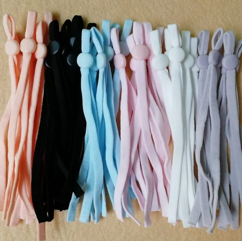 5/10 шт. Регулируемый Маска швейная Эластичная лента шнур с пряжкой ушной шнурки