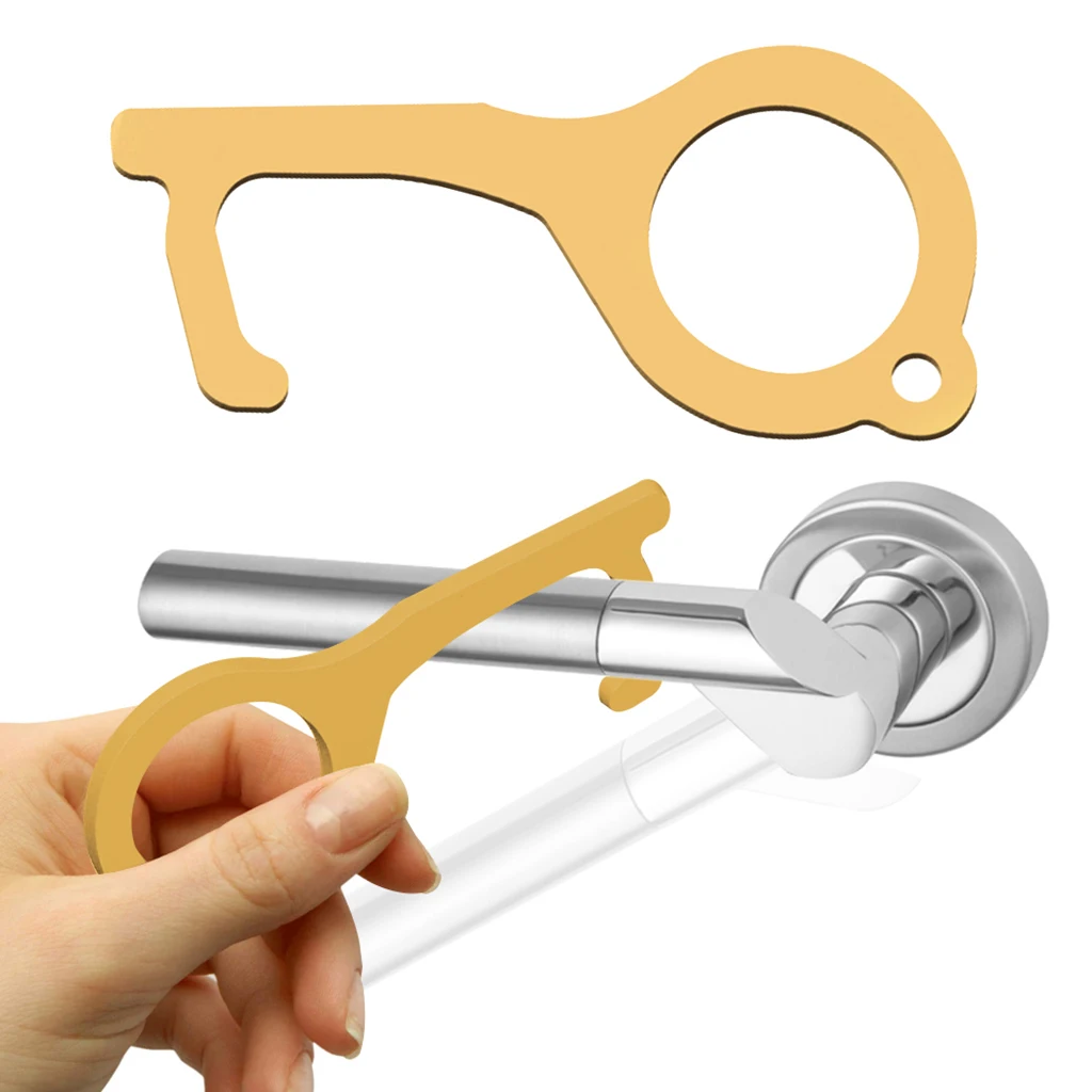 Портативный пресс инструмент для лифта гигиена ручная Антимикробная сплав EDC