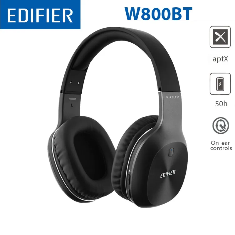 Edifier W830BT/W800BT беспроводные наушники стерео звук Bluetooth гарнитура BT 4,1 с кабелем 3,5 мм для iPhone samsung Xiaomi