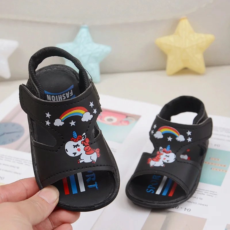 

Сандалии Детские с мягкой подошвой, модные босоножки из ткани, для пляжа, летняя обувь для начинающих ходить детей