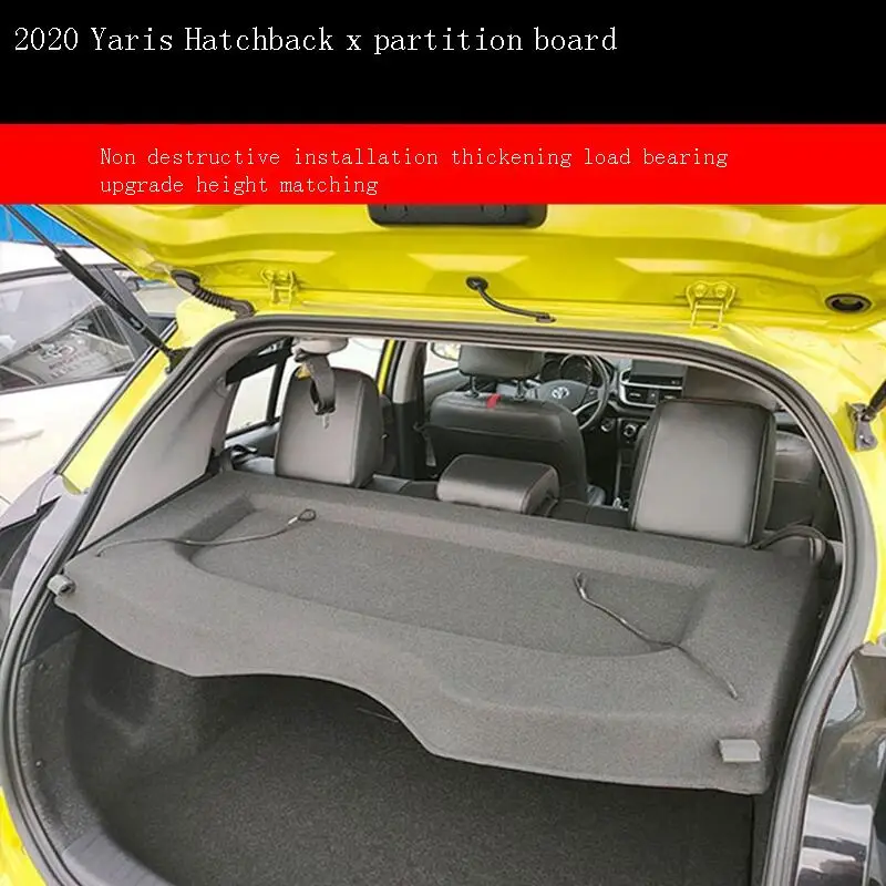 Bolsa Maletero Storage Organizador Coche Car Accessories Organizer Rear Trunk Security Shield FOR Toyota Vios Yaris Hatchback | Автомобили