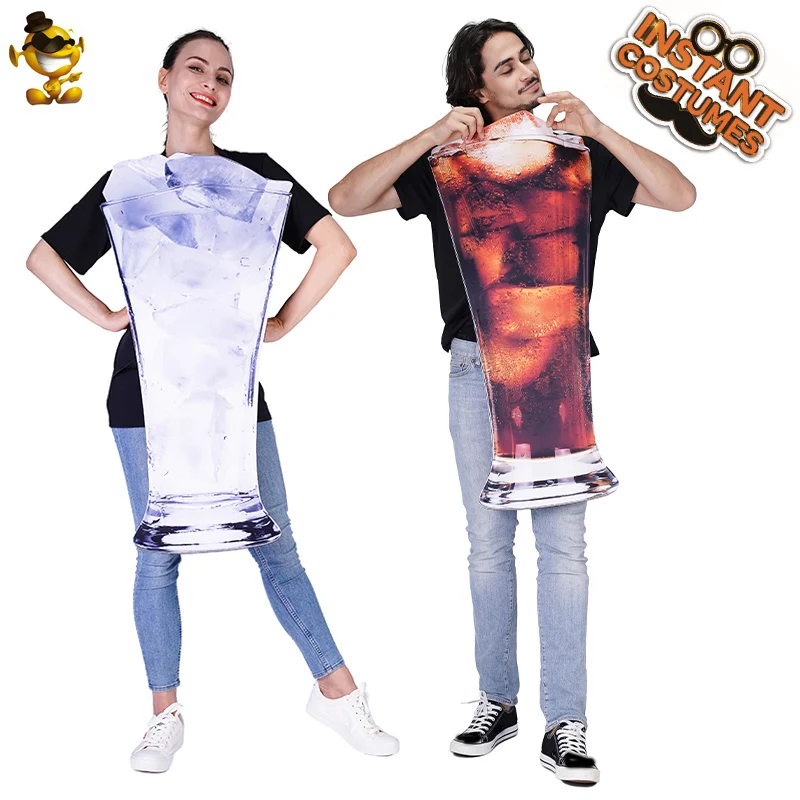 Костюм QLQ Purim для взрослых пар костюм холодного напитка косплей на Хэллоуин