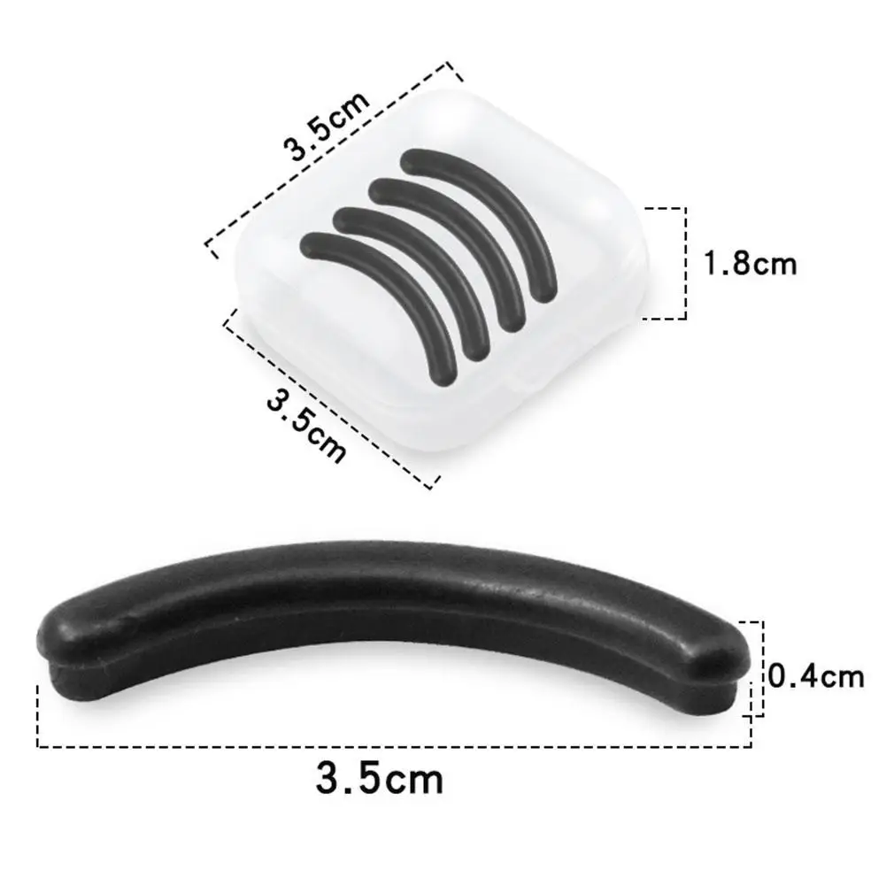 

Black Replacement Eyelash Curler Refill Silicone Pads Styling Curler Replacement Makeup Curling Pads Eyelash Tools E9X2