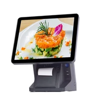 point of sale commercial pos system 15 capacitive touch screen pos terminal with 80mm printer vfd wholesale cash register