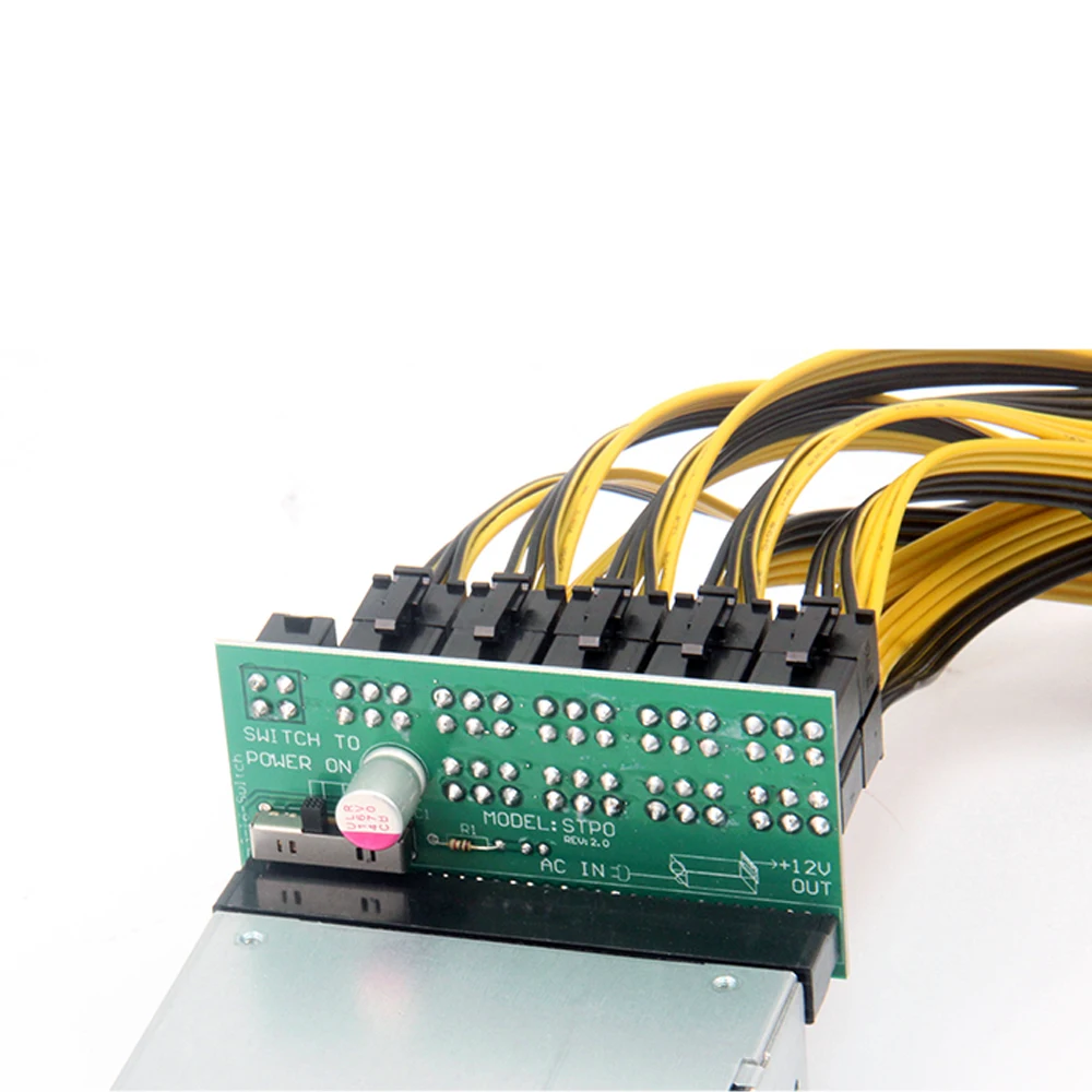 CHIPAL ATX 64 контактный модуль питания 9 * 6Pin + 4pin коммутационная плата с шт. 6