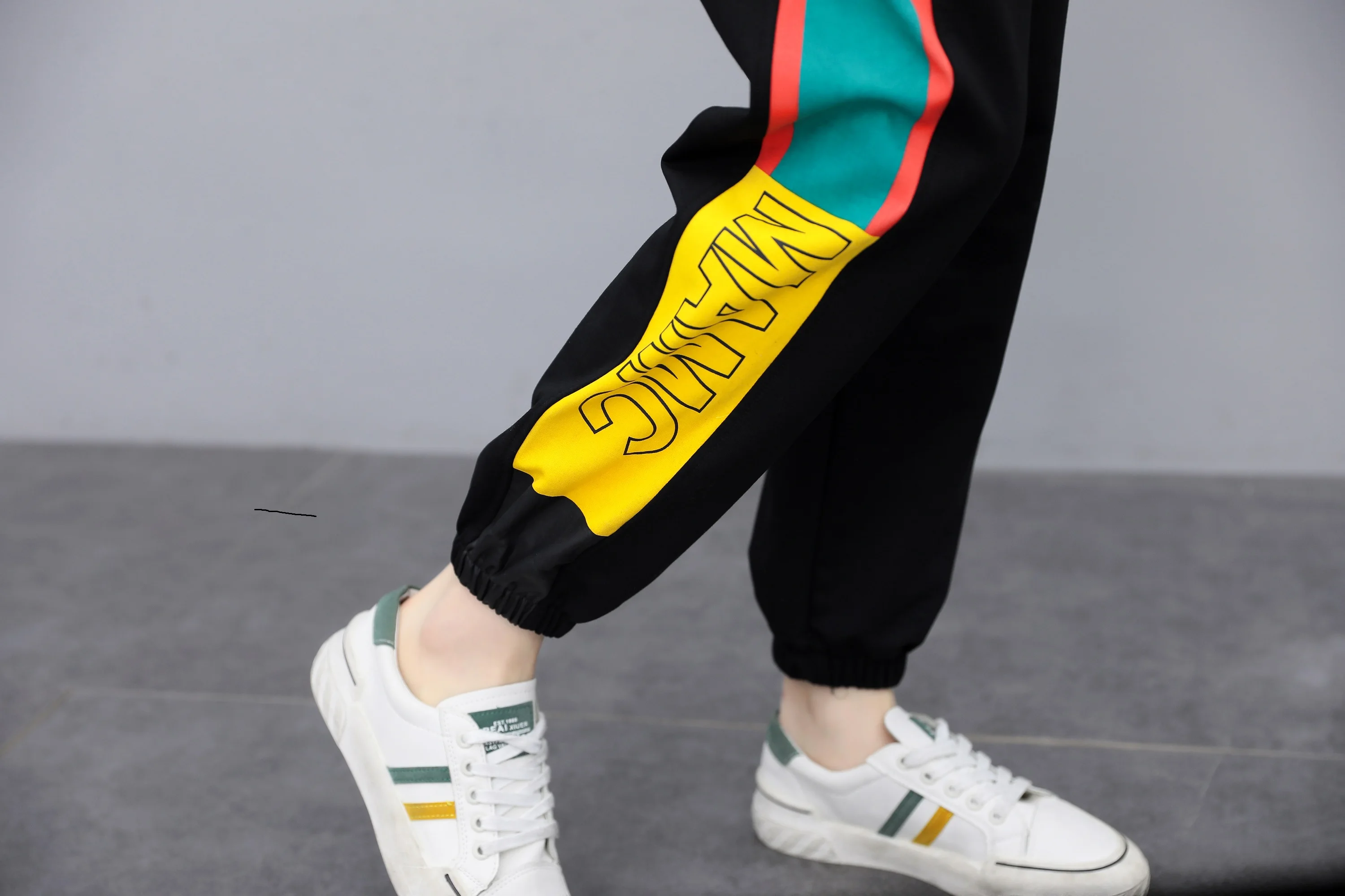 

Oversized L-5XL Women's Tracksuit Black Hoodies 2021 New Spring Sweatshirt Loose Letter Stitching Printing Two Piece Set
