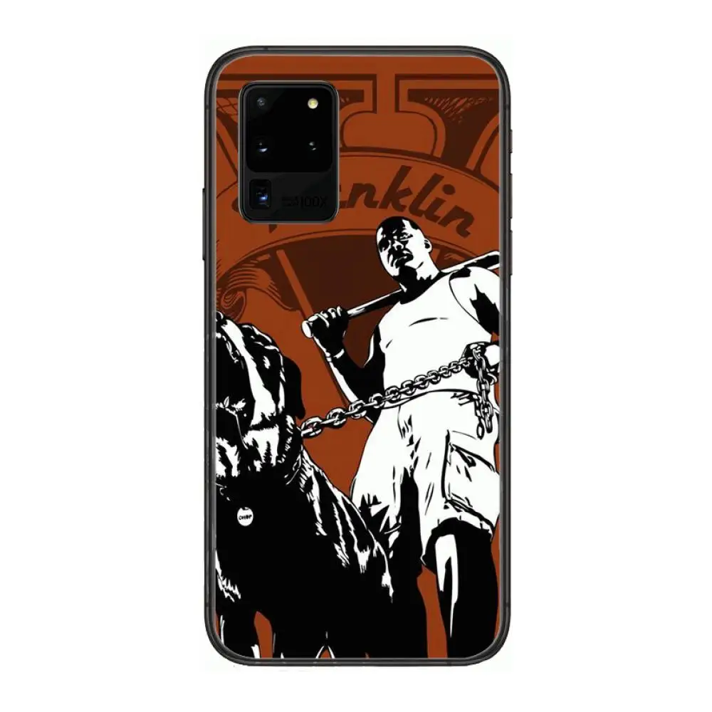 

Jogos Grand Theft Auto Phone cover hull For SamSung Galaxy S 6 7 8 9 10 20 Plus Edge E 5G Lite Ultra black soft bumper