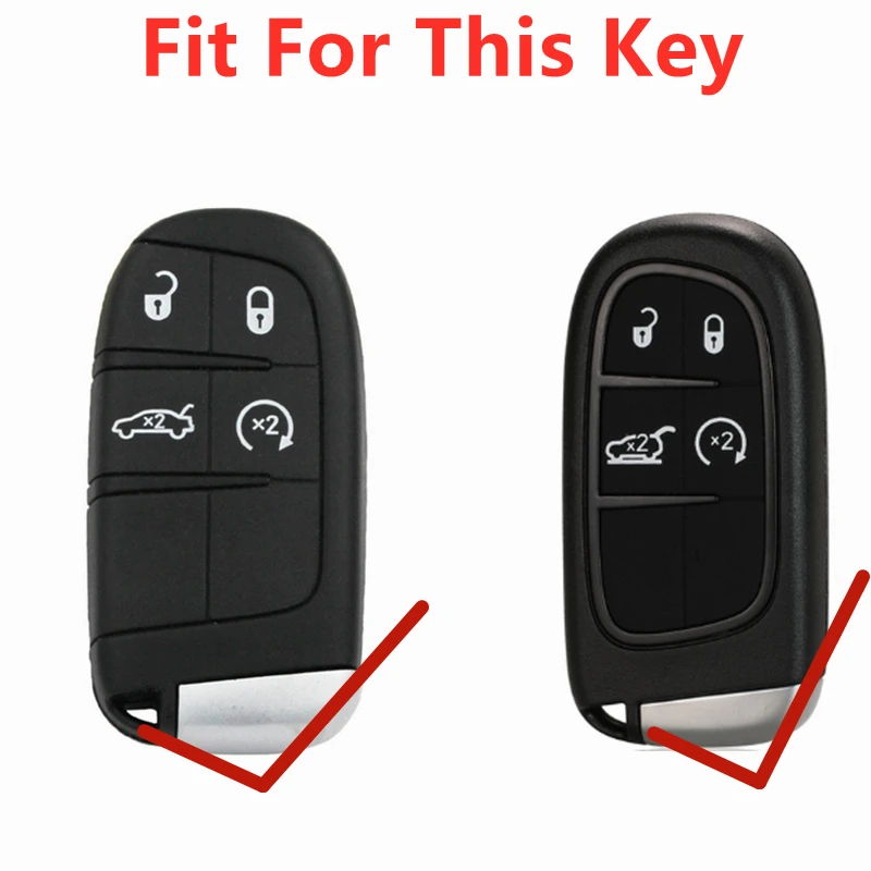 FLYBETTER натуральная кожа 4 чехол для ключей с кнопками Крышка Jeep Grand Cherokee/компасы