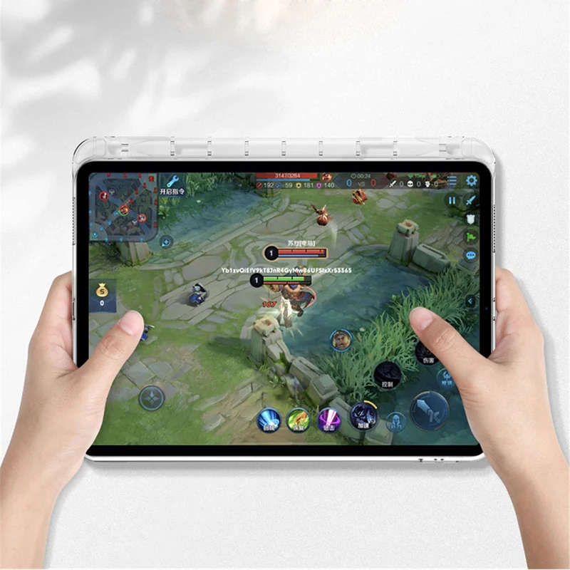 Прозрачный противоударный силиконовый мягкий чехол для Apple iPad Pro 11 2018 2020 2021 с