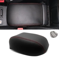 for vw golf 7 mk7 2014 2015 2016 microfiber leather car styling center armrest console lid box cover replacement trim