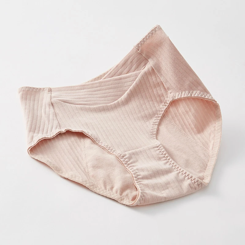 Трусы женские хлопковые с высокой талией защитой от протекания 4 шт./лот | Женская