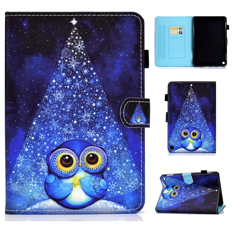 Планшет для Funda Fire HD 10 2021 чехол бабочка кот полный корпус смарт-чехол HD10 Plus