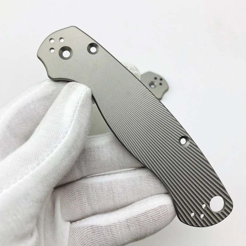 1 Pair Titanium Alloy Blade Handle Patch for C81 Knife Para 2 DIY Accessories | Инструменты