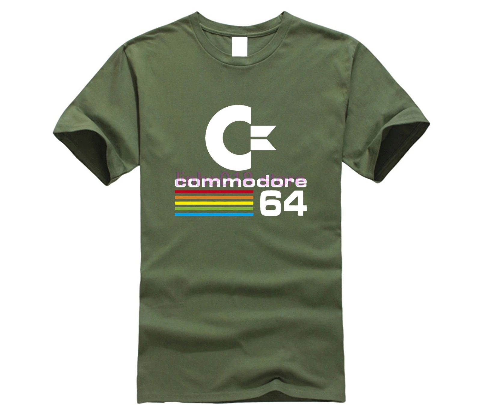 Commodore 64 футболки на заказ с коротким рукавом мужская рубашка в стиле хип хоп