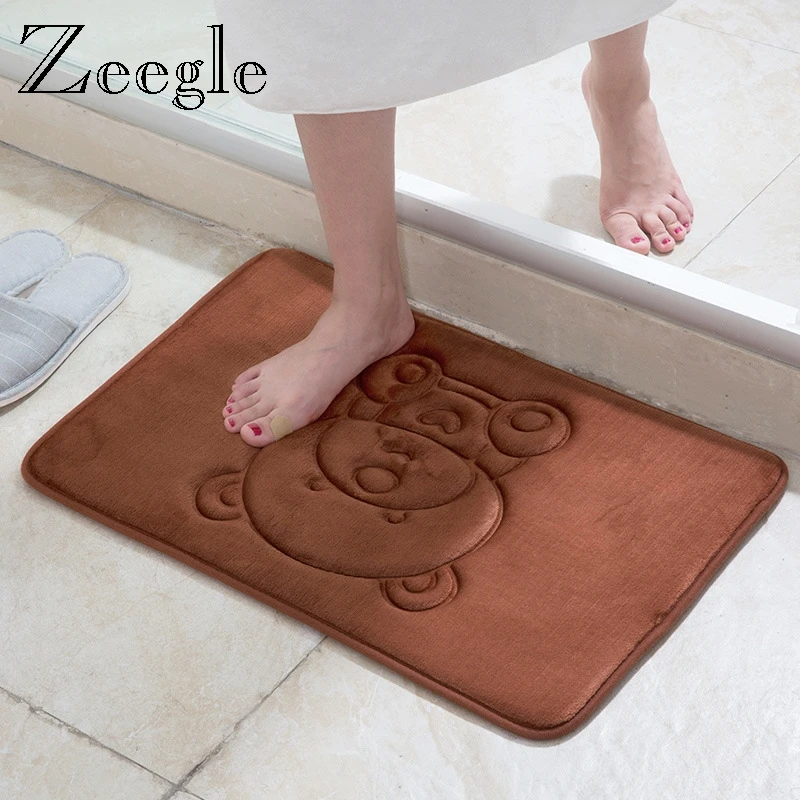 Zeegle коврик для кухни напольный входной двери Противоскользящий улицы ванной с