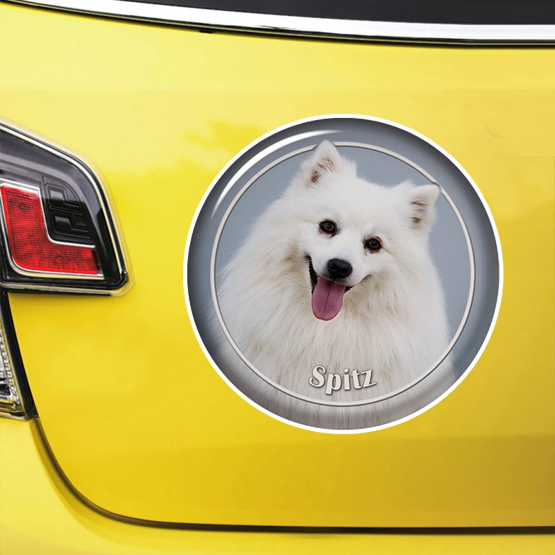 Самоклеящаяся наклейка Spitz Dog V2 автомобильная водонепроницаемые автомобильные