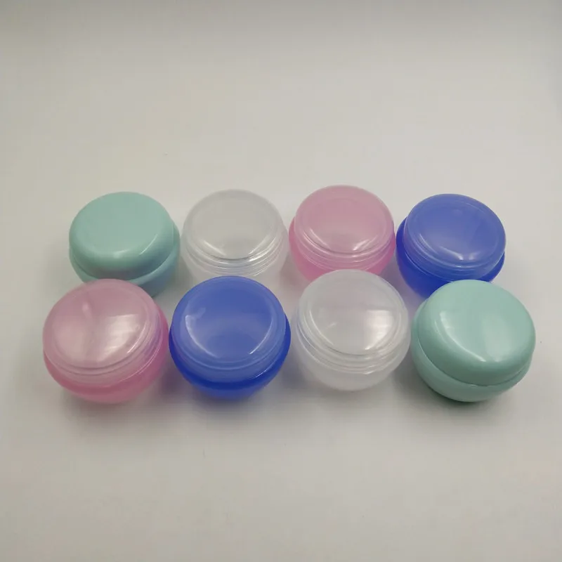 

6pcs 10g Empty Plastic Travel Cosmetic Jars Makeup Container Portable Bottles Vials Face Cream Sample Pots Gel Boxes