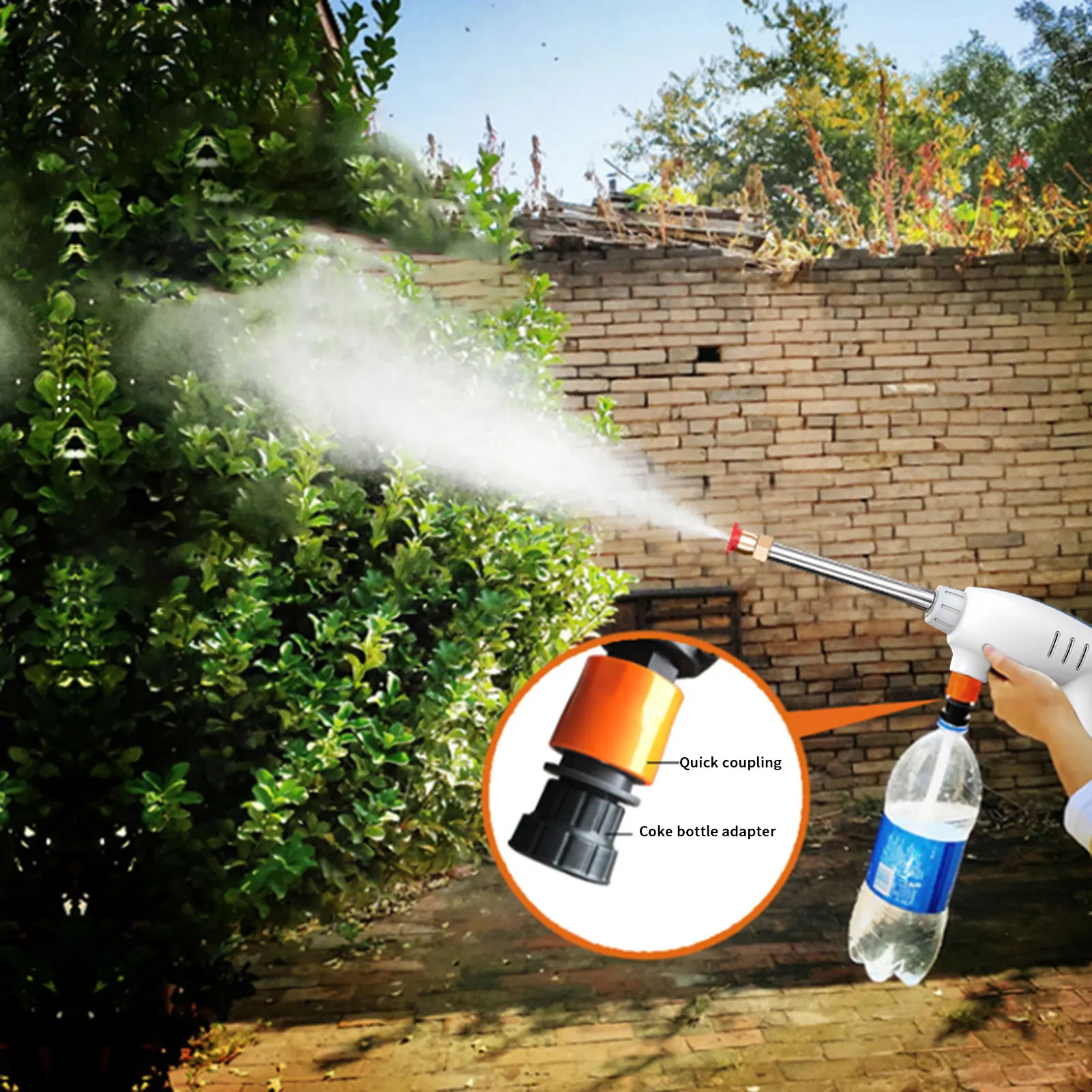 Скидка Пистолет для мойки автомобиля высокого давления, Электрический мойщик высокого давления, портативный беспроводной автомобильный очистите...