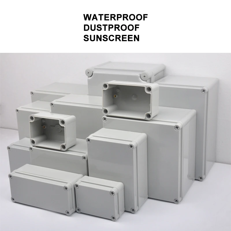 High-end Quality IP67 Waterproof DIY Electrical Junction Box ABS plastic Enclosure Case Outdoor Distribution box 130*80*85mm |