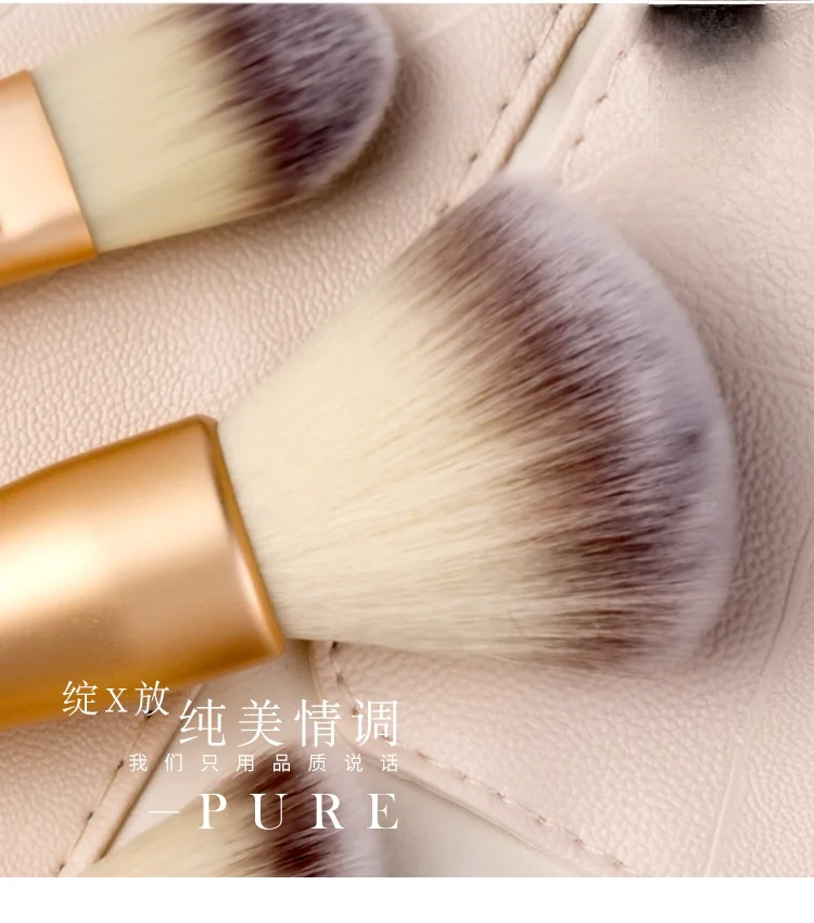 

Beauty 13Pcs Makeup Brushes Set Face Eye Shadow Foundation Powder Eyeliner Eyelash Lip Make Up Brush Beauty Tool with Bag