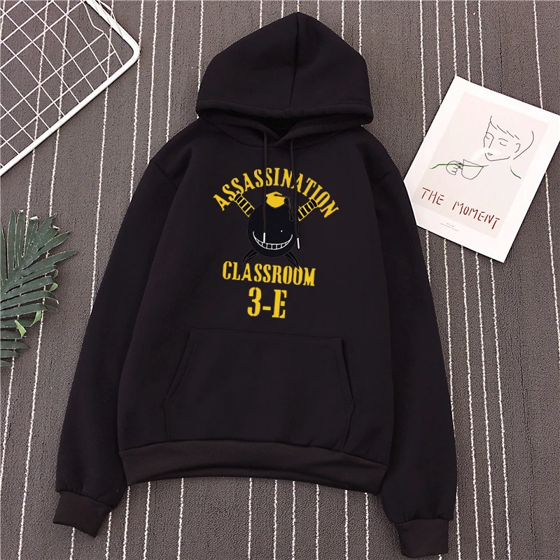 

Japan Anime Assassination Classroom Korosensei hoodie Women Casual Loose College style warm sweatshirt Fashion Hooded sweater