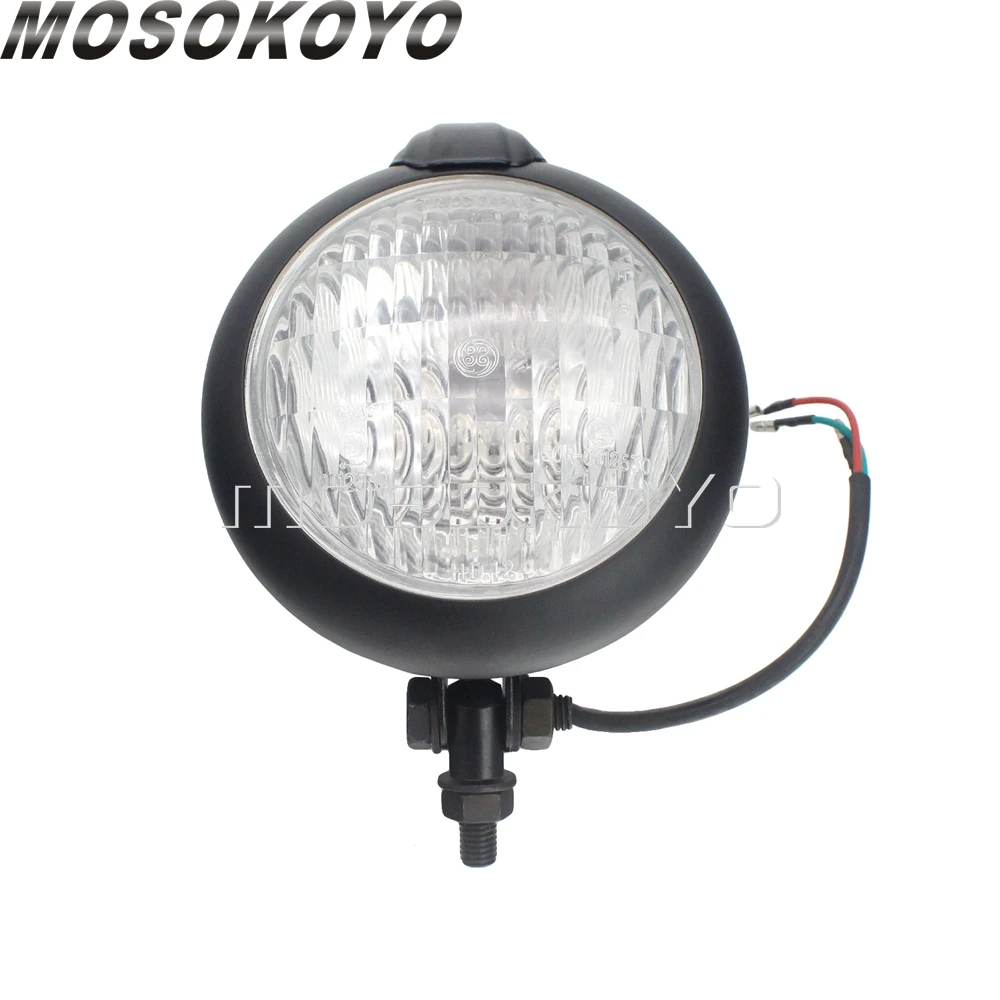 Фары головного света E4 винтажные в стиле ретро 4 5 дюйма для Harley Sportster Softail Touring