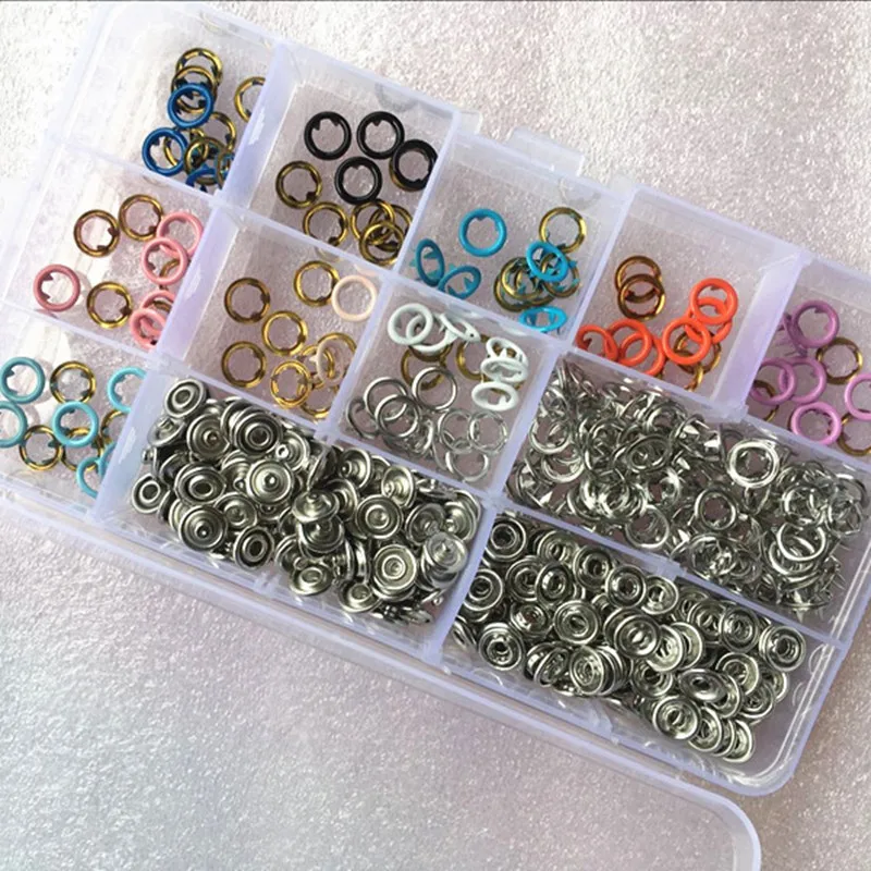 9 5 мм набор кнопок для установки одежды|Пуговицы| |