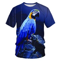 2021 summer fashion new birds and phoenixes no 2 3d printed pattern mens womens childrens casual short sleeve t shirt top