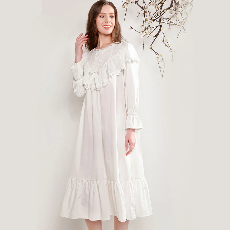 Женский халат хлопковое ночное белье сорочка для медового месяца ночная рубашка