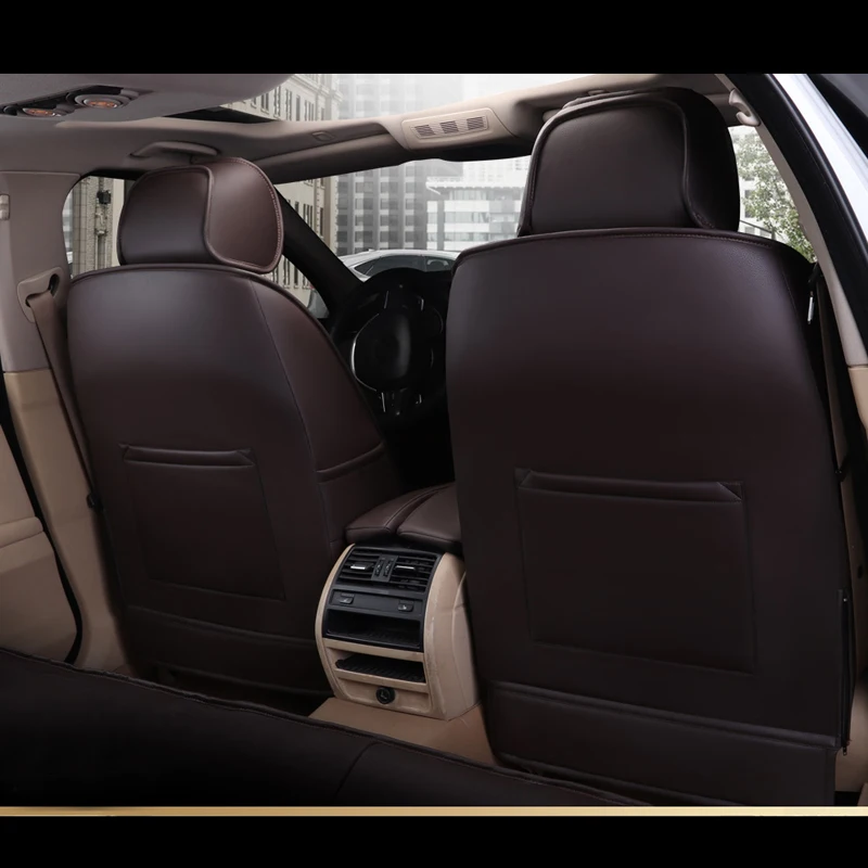 Чехлы AutoDecorun на сиденья автомобиля из натуральной кожи Защитные чехлы для Mercedes Benz