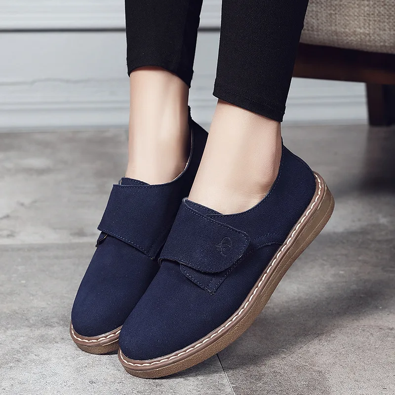 

Women dress leather shoes fashion work office ladies flats retro trend leisure female moccasins spring woman oxfords new