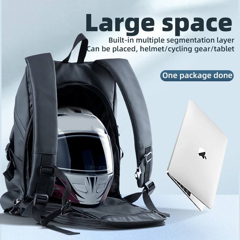 Рюкзак Knight для мотошлема водонепроницаемая дорожная сумка вместительный