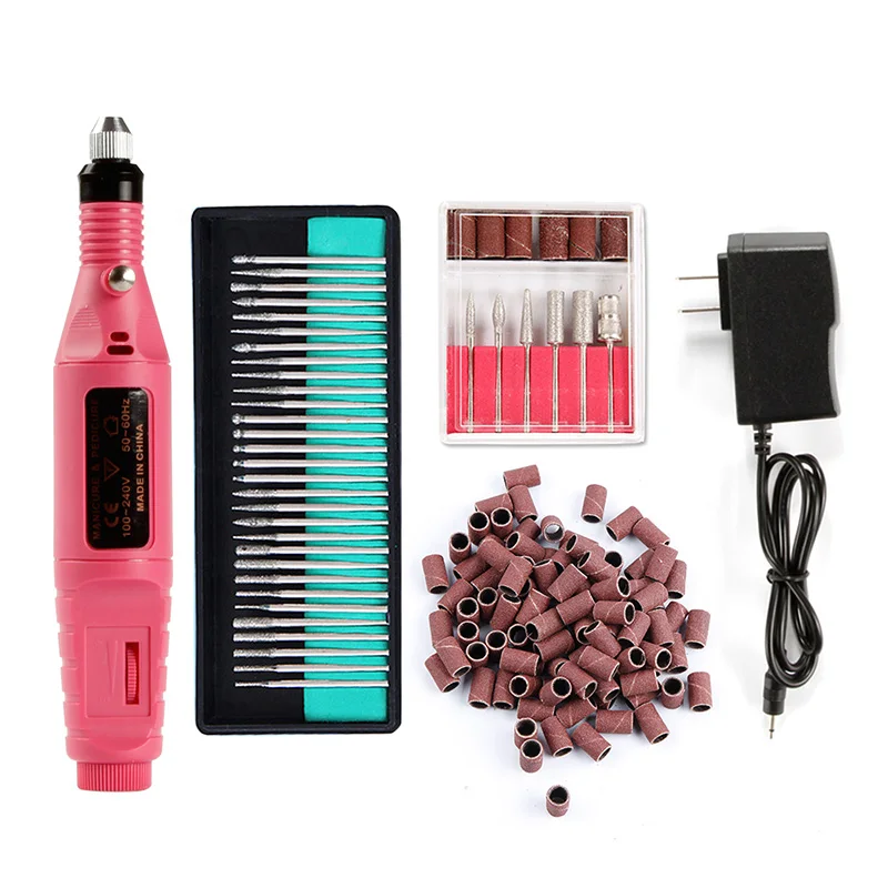 Электрический аппарат для маникюра набор сверл ногтей средство удаления