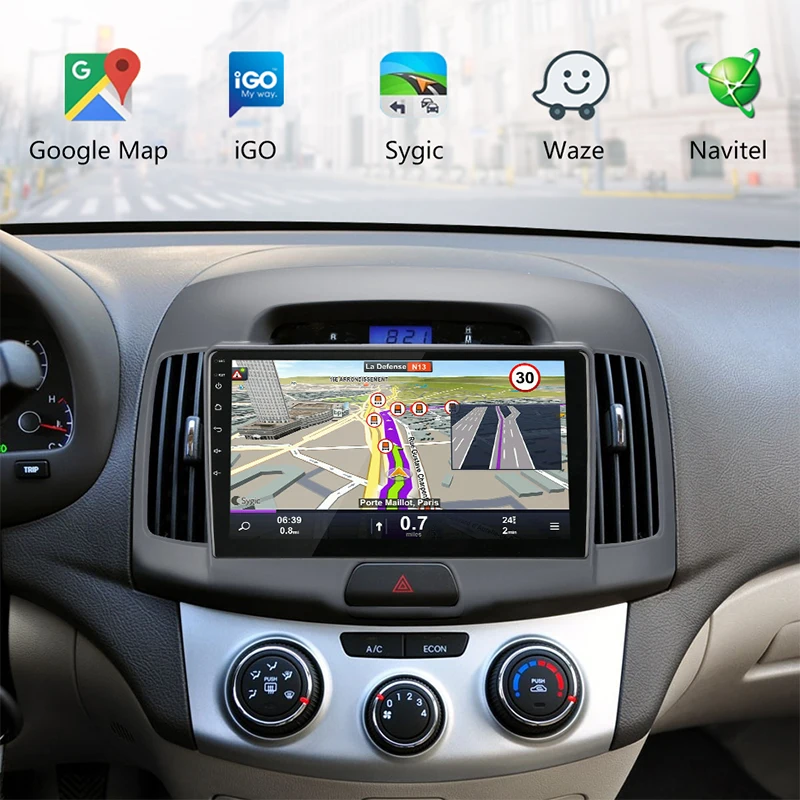 Jansite RDS 9 &quotАвтомагнитола для hyundai Elantra 2006-2010 Wifi Android 36EQ 2G + 32G сенсорный экран